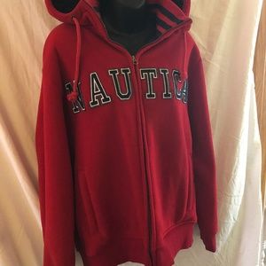 Nautica Red Sweat Jacket